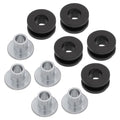 5 Sets Motorcycle Rubber Grommets Set Replacement Part Eyelet Ring Gasket Kit