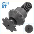 25H 8T Front Sprocket Pinion Gear Clutch Drum Gearbox Pocket Mini Bike Engine