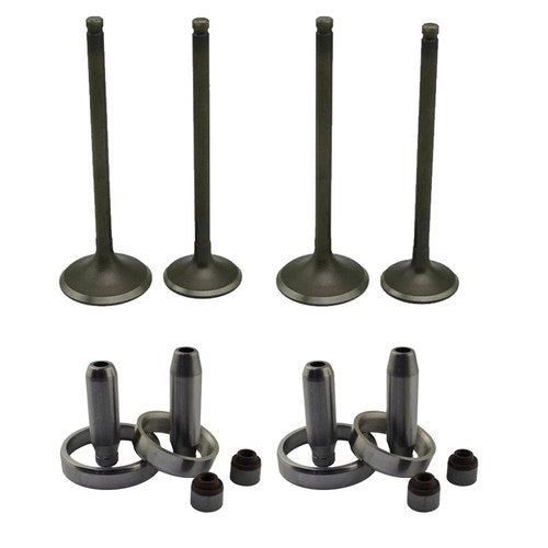 2*Intake 2*Exhaust Valves & Stem Guide Seal Kit For Kawasaki KXF250 KX250F 04-16