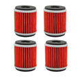 4X Oil Filters for Yamaha YFZ450 YFZ450R WR250F YZ250F YZ450F WR450F YFM250R