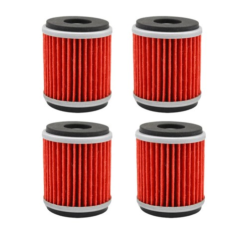 4X Oil Filters for Yamaha YFZ450 YFZ450R WR250F YZ250F YZ450F WR450F YFM250R