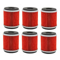 6X Oil Filters for Yamaha YFZ450 YFZ450R WR250F YZ250F YZ450F WR450F YFM250R