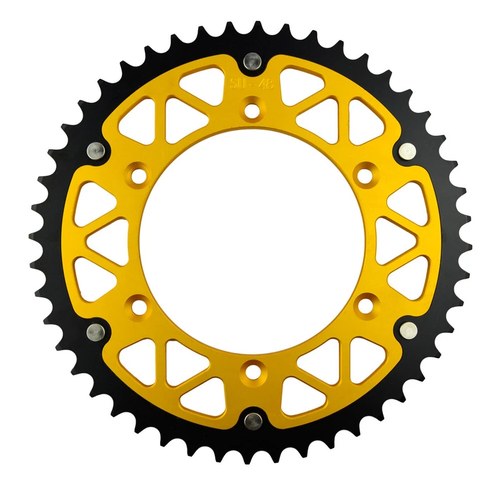 48T Rear Hybrid Sprocket 520 For Suzuki RMZ250 RMZ450 RM125 RM250 DRZ400 E/S/SM