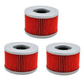 3X Oil Filters For Honda Pioneer 700 CB400T CM400 CM450 CX500 Rincon Trx 500 680