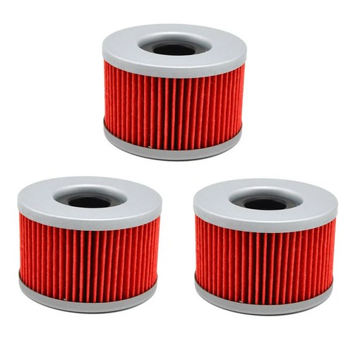 3X Oil Filters For Honda Pioneer 700 CB400T CM400 CM450 CX500 Rincon Trx 500 680
