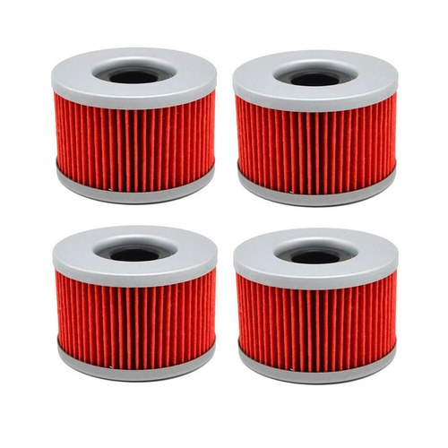 4X Oil Filters For Honda Pioneer 700 CB400T CM400 CM450 CX500 Rincon Trx 500 680