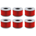6X Oil Filters For Honda Pioneer 700 CB400T CM400 CM450 CX500 Rincon Trx 500 680