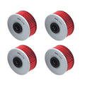 4X Oil Filters For Yamaha FZR400R XS400 XJ550 FJ600 XJ600 XJ650 Seca XJ750 XJ900