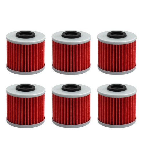 6X Oil Filters For Honda NC700X CTX700N Dct NC750 SXS1000M3 Pioneer 1000 GL1800