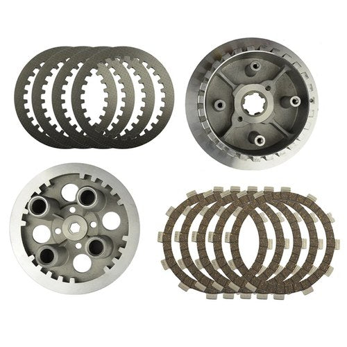 Clutch Hub Basket & Pressure Plates Kit For Yamaha XV250 Virago 250 1995-2007