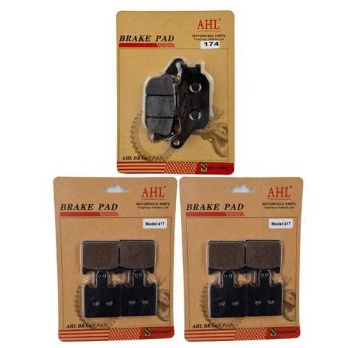 Front Rear Brake Pads for Kawasaki Z750R 2011-2014 Z1000 ZR1000 ABS 2007-2009