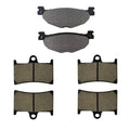 3 Pairs Front & Rear Brake Pads for Yamaha XP500 T-Max 500 2009-2011