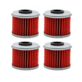 4X Oil Filters For Honda CRF150R CRF150RB CRF250R CRF250X CRF450R CRF450X
