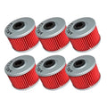 6X Oil Filters for Honda XR250L XR250R XR400R XR500R XR600R XR650R XR650L