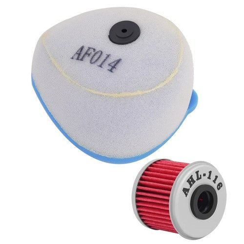 Oil Filter & Air Filter for Honda CRF450R 03-08 CRF450X 05-08 TRX450R 2004-2005