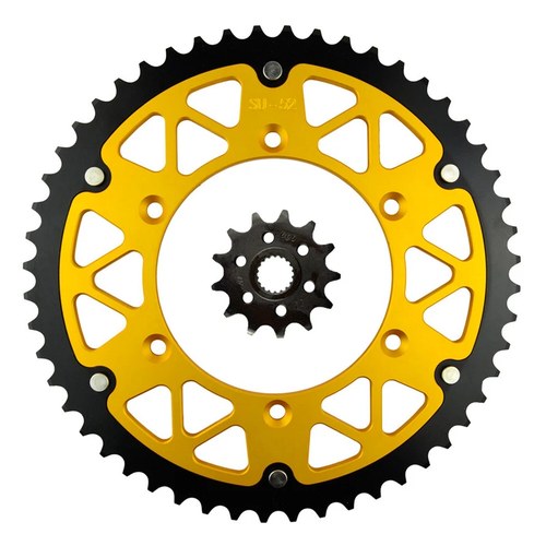 Front & Rear Sprockets 13/52 Tooth For Suzuki RM125 1998-2008 RMZ250 2007-2021