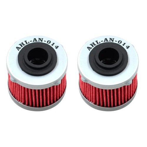 2pcs Oil Filters For Aprilia 125 200 Scarabeo Light Net i.e. 2007-2015