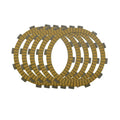 5X Clutch Friction Plates For Kawasaki EX250 Ninja 250/250R 86-07 ZZR250 EL250