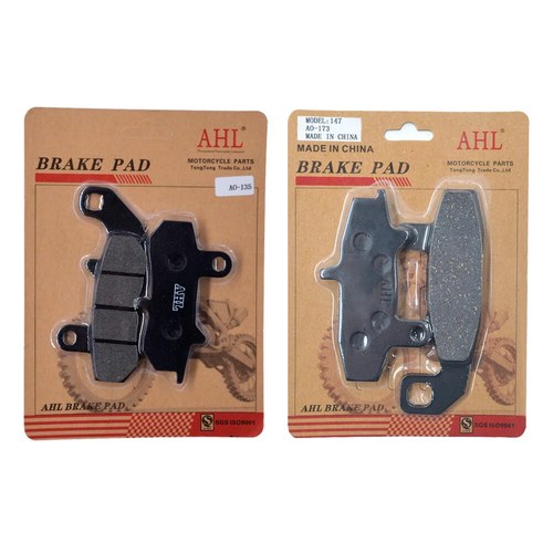 2 Pairs Front & Rear Brake Pads for Suzuki DR650 DR650S DR650SE 1990-1995