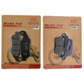 Front Rear Brake Pads for Suzuki DRZ400S 00-23 DRZ400SM 05-23 Honda XR650L 93-23