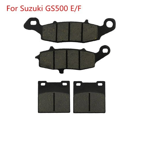 Front & Rear Brake Pads Kit For Suzuki GS500 GS500E GS500F 1996-2010