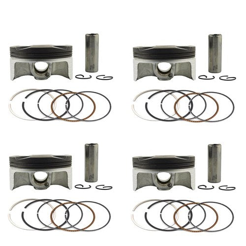 4 Sets For Honda CBR1000RR 2004-2007 Piston & Piston Rings Kit +25 Bore 75.25mm