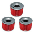 3x Oil Filter For Kawasaki KZ440 KZ550 KZ650 KZ1000 KZ1100 Replace HF401 KN401