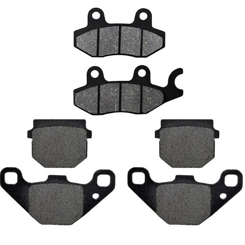 Front & Rear Disc Brake Pads Kit for Bombardier Brp Rally 200 2005-2007 ATV