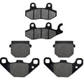 Front & Rear Disc Brake Pads Kit for Bombardier Brp Rally 200 2005-2007 ATV