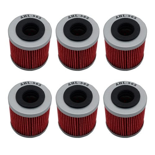 6X Oil Filters For Aprilia Rxv Sxv 450 550 06-15 Derbi Terra 4T 125 Gpr Mulhacen
