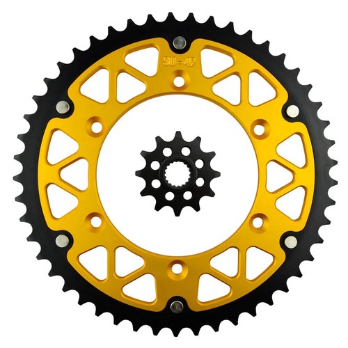 12T Front & 49T Rear Sprockets For Suzuki RM125 1998-2008 RMZ250 2007-2021