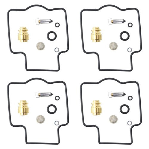 4X Carburetor Repair Kit for Kawasaki ZX600 Ninja ZX6 ZZR600 90-95 ZX400L 91-99