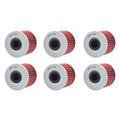 6X Oil Filters for Suzuki GSX250 GSX400 GSX750 GS450 GS500 GS550 GS650 GS1000
