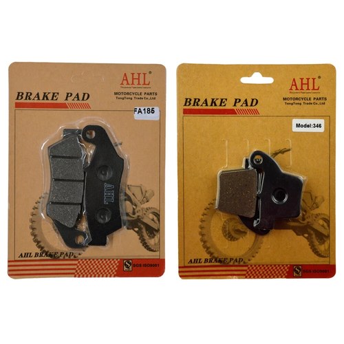 Front & Rear Brake Pads for Honda CR125R CR250R CRF250R CRF250X CRF450R CRF450X