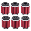 6 Packs Oil Filter for Yamaha YZ250F YZ250FX YZ450F YZ450FX WR250F WR250R WR450F
