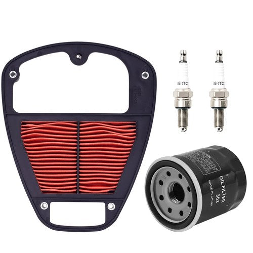 Tune Up Kit For 2006-2023 Kawasaki Vulcan 900 VN900 Air Oil Filter Spark Plugs