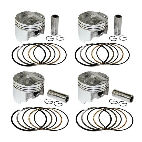 4X Piston & Rings Kit 55.75mm For Honda CB400 CBR400 CBR23 NC23 CBR29 NC29 NC30