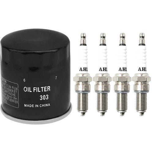 Tune Up Kit Oil Filter Spark Plugs For Honda VT1100 Shadow 1100 1989-2007