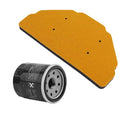Air & Oil Filter Kit For Kawasaki Ninja ZX-6R ZX600 1998-2002 ZZR600 2005-2008
