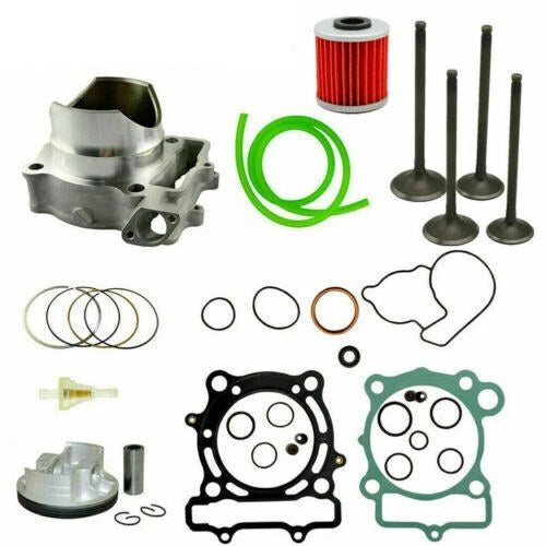 For Kawasaki KX250F 04-08 Suzuki RMZ250 04-06 Cylinder Piston Gasket Valves Kit