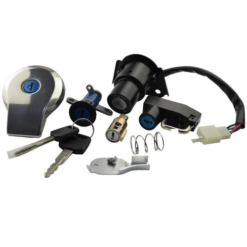 Fuel Gas Cap Ignition Switch Lock Set For Yamaha Virago 250 XV250 V-Star 88-24