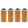 4X Oil Filters for BMW G450X 2009-2012 SMR449 SMR511 TC449 TE449 TE511 7715456