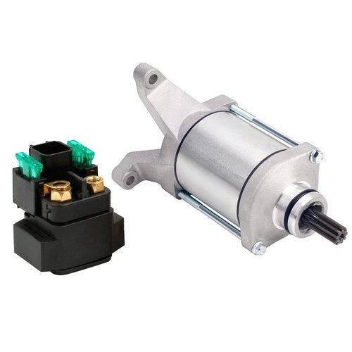 Starter Motor & Solenoid Relay For Suzuki SV650 1999-2012 VZ800 Marauder 97-03