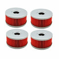 4 Packs Oil Filters For Suzuki DR250 S/SE DRZ250 GZ250 GN250 TU250X DR350 S/SE