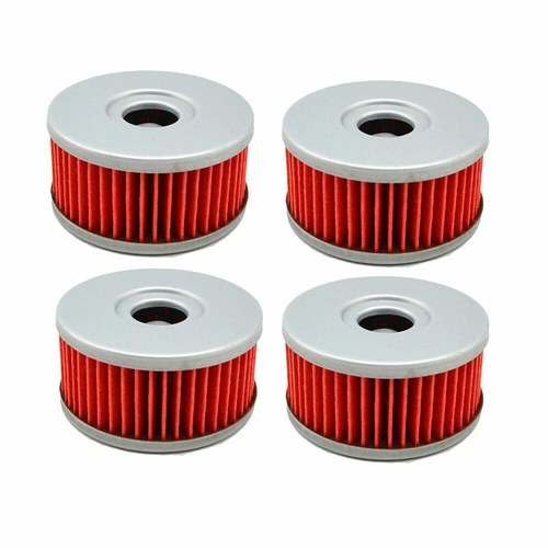 4 Packs Oil Filters For Suzuki DR250 S/SE DRZ250 GZ250 GN250 TU250X DR350 S/SE