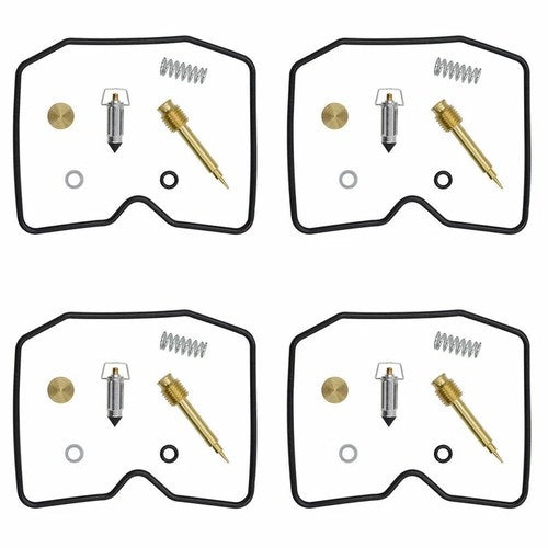 4 Sets Carburetor Repair Rebuild Kit for Kawasaki ZX600 Ninja 600R 1985-1997
