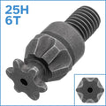 25H 6T Front Sprocket Pinion Gear Clutch Drum Gearbox Pocket Mini Bike Engine