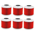 6X Oil Filters For BMW F650 F650GS F650ST F650CS G650GS G650X Aprilia Pegaso 650