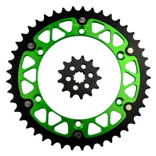 13T Front 45T Rear Sprockets For Kawasaki KX250 KX250F 04-05 Suzuki RMZ250 04-06