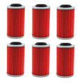 6X Oil Filters For Aprilia ETV1000 Rsv 1000 Mille Tuono CAN-AM Spyder RT RS
